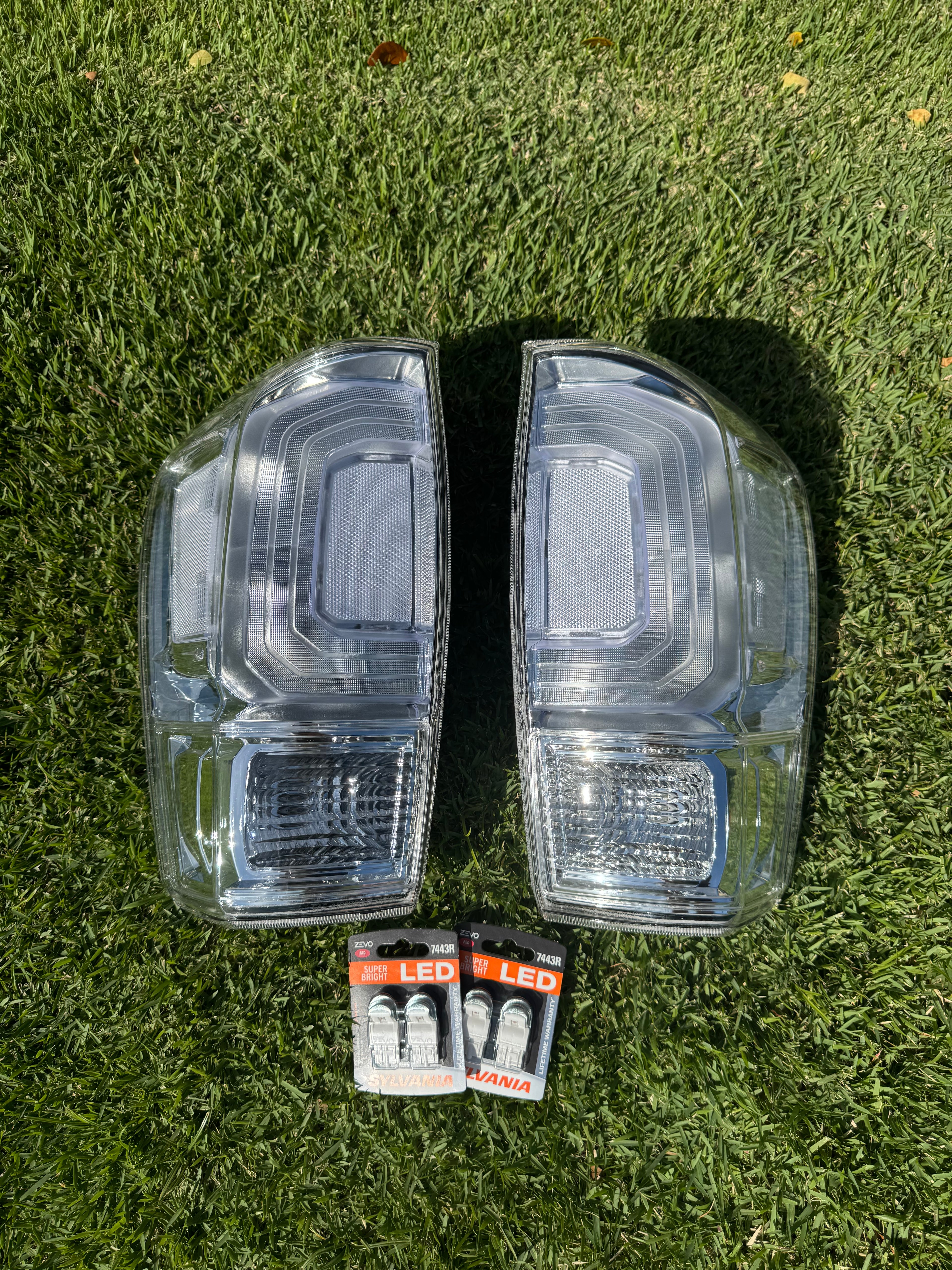 2016–2023 Toyota Tacoma Clear Tail Lights (3rd Gen)