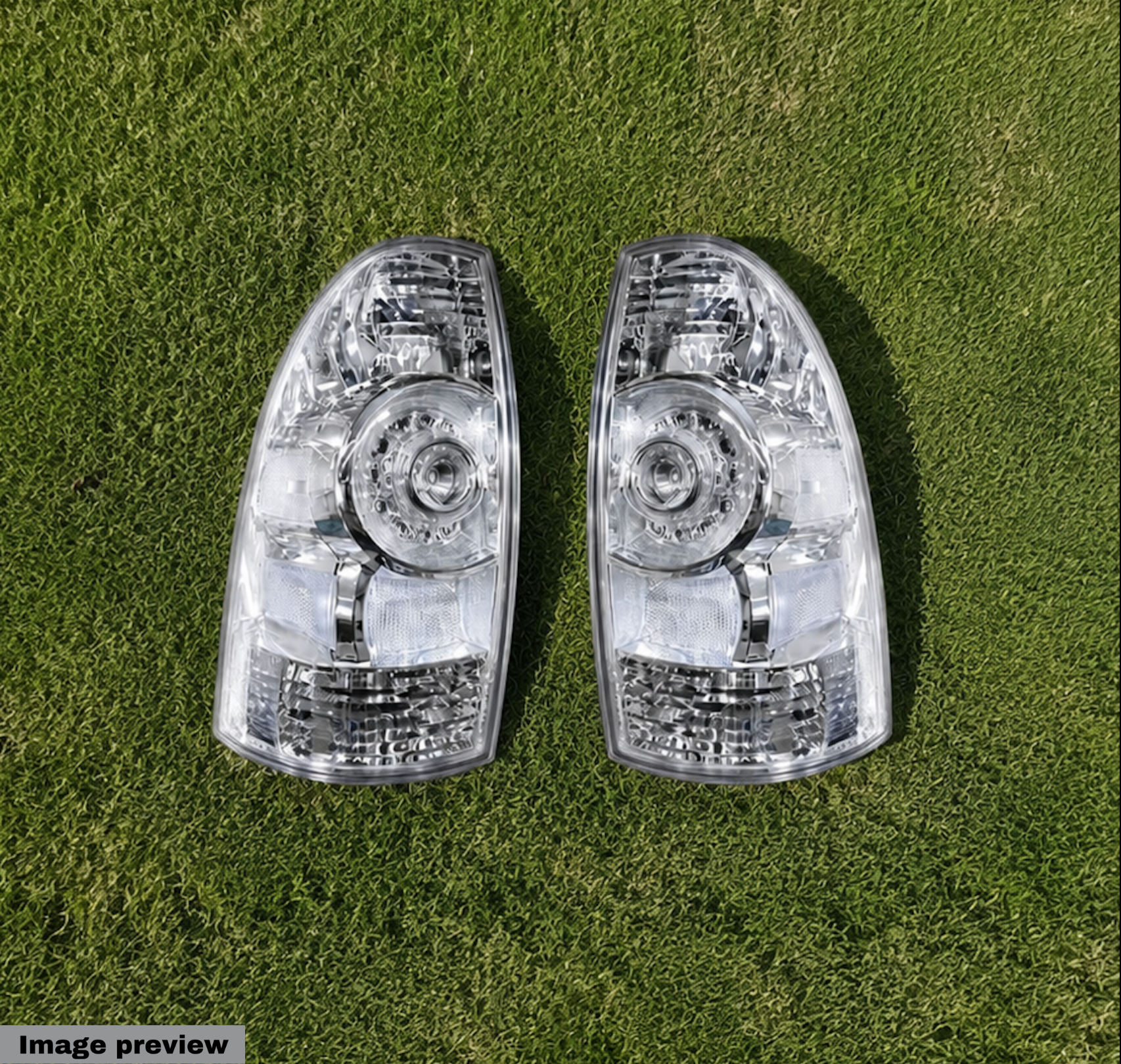 PRE-ORDER SALE 2005–2015 Toyota Tacoma Clear Tail Lights (2nd Gen)